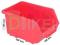 POJEMNIK MAGAZYNOWY CZERWONY - 240x155x125mm FVAT