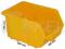 POJEMNIK MAGAZYNOWY ŻÓŁTY - 240x155x125mm FV DIKEL