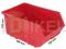 POJEMNIK MAGAZYNOWY CZERWONY - 220x350x165mm FVAT
