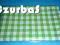 OBRUS foliowy w kratkę 100x130 ZIELONY