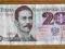 Pieniądz Banknot 20zł 1982 PRL Romuald Traugutt