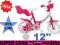 ROWER dziecięcy ROWEREK 12'' bagażnik WINX wys 24h