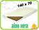 MATERAC DZIECIĘCY HEVEA KRZYŚ 140/70 ALOE VERA !