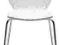 Double Bubble Krzesło Białe Stal/Tworzywo