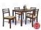 ZESTAW NEW STARTER STÓŁ + 4 KRZESŁA SALON DREWNO