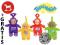 TELETUBISIE 4x MASKOTKA SOFTLUX TELETUBBIES BBC