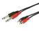 2 x wtyk RCA / 2 x wtyk 6.3mm mono 1,5 m