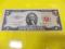 2 DOLARY GWIAZDKA RED SILVER CERTIFICATE 1953 A