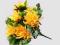 Sztuczne kwiaty chryzantemy bukiet 9 gałązek