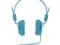 SŁUCHAWKI Modecom MC-400 FRUITY BLUE Mikrofon
