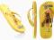 LIKWIDACJA ŻÓŁTE JAPONKI  KLAPKI HANNAH MONTANA 32