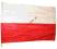 FLAGA POLSKI BIAŁO CZERWONA TUNEL 50cm x 70cm