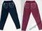 Legginsy wiosenne __rozm 116 melanż jeans, czarny