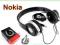NAUSZNE Słuchawki HF BLACK Nokia Asha 306