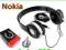 NAUSZNE Słuchawki HF BLACK Nokia Asha 202