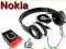 NAUSZNE Słuchawki HF BLACK Nokia Lumia 610