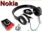 NAUSZNE Słuchawki HF BLACK Nokia Lumia 920