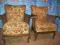 dwa zabytkowe starodawne fotele styl ludwik XVI