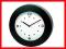 ZEGAR ŚCIENNY ELEGANCKI CZARNY KUCHENNY POKOJOWY !
