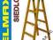Drabina drewniana malarska 4 szczeble 1,3m SIEDLCE