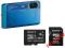 SONY DSC-TX30+karta 8 GB*BLUE*Fv23%*Gw24