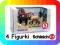 SCHLEICH 4 FIGURKI OSIOŁ KOŃ KACZUSZKI ŚWINKA 24H