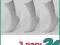 SKARPETY MEDYCZNE Deomed Cotton szare 43-43 3 pary