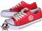 buty trampki NEW AGE - RED czerwone :: [38]