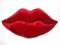 Poduszka Usta - Prezent na Walentynke 56 cm