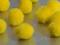 Puchate pompony 13mm 20szt. ŻÓŁTE