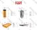 Zestaw filtrow filtry VW Golf IV Bora Audi A3 FP7