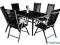7- cześciowy ogrodowy komplet stół i krzesła