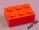 4AFOL 4x LEGO Red Brick 2x3 3002