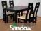 Tani stół 80x120x160 + 4 krzesła !! Sandow