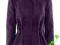 H&amp;M FIOLET żakiet / marynarka z baskinką XS/34