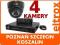 ZESTAW MONITORINGU 4 X KAMERA REJESTRATOR Z305