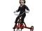 CULT CLASSIC SAW PUPPET BILLY ON TRICYCLE MIT SOUN