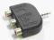 PRZEJSCIE WTYK 3.5 4pin /3 x RCA // 2494