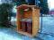 Domek na kubły na śmieci, drewutnia