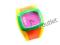 TOP Zegarek Jelly watch silikonowy FLUO damski męs