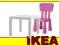 IKEA zestaw MAMMUT krzesełko stolik DLA DZIECKA
