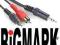 Kabel 3,5mm MiniJACK =&gt; 2x CHINCH Piaseczno