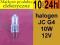 Żarówka halogenowa JC G4 12V 10W sztyft kapsułka