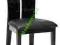 NOWOŚĆ!KRZESŁO DREWNIANE LAKIEROWANE LAZZIO CZARNE