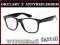ANTYREFLEKS okulary KUJONKI czarne KOMPUTERA -50 %