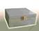 Pudełko P15,3p (15,3x14,5 cm) jasny popielaty