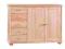 KOMODA 120 sosnowa BIELIŹNIARKA 2D+5L wys. 85 cm