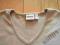 ESPRIT BLUZKA TOP T-SHIRT BEŻ NUDE LOGO /S/