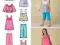 WYKRÓJ wykroje TUNIKI SUKIENKI 7-14 lat # W 610