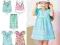 WYKRÓJ wykroje SUKIENKI SPODNIE 3-8 lat  # W 619